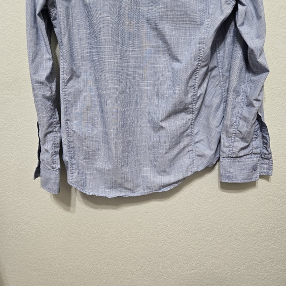 American Rag Casual Gray Button-Up Shirt Size L - Picture 6 of 8